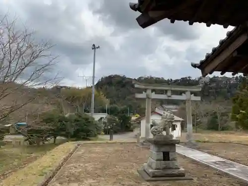 作木神社の鳥居