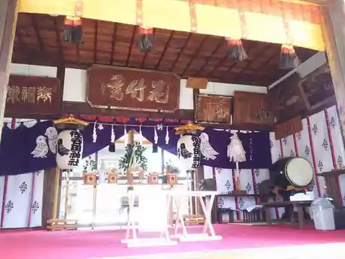 佐谷田神社の本殿・本堂