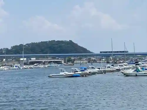 琵琶島神社の周辺