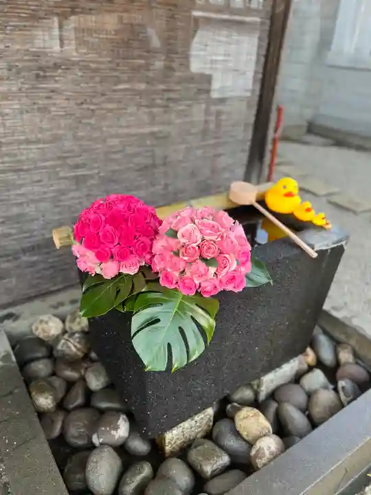 上尾御嶽神社の手水舎