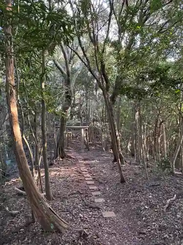 青龍寺奥の院(波切不動)の景色