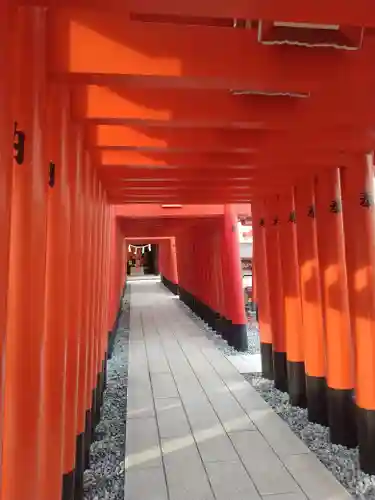 東京羽田 穴守稲荷神社の鳥居