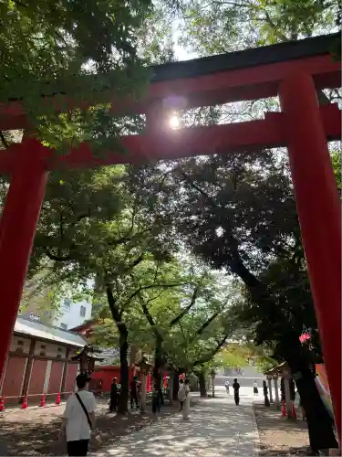 花園神社の鳥居