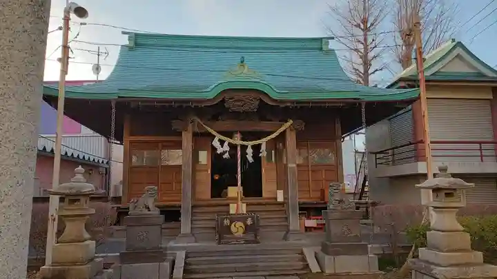 西新井氷川神社の本殿・本堂