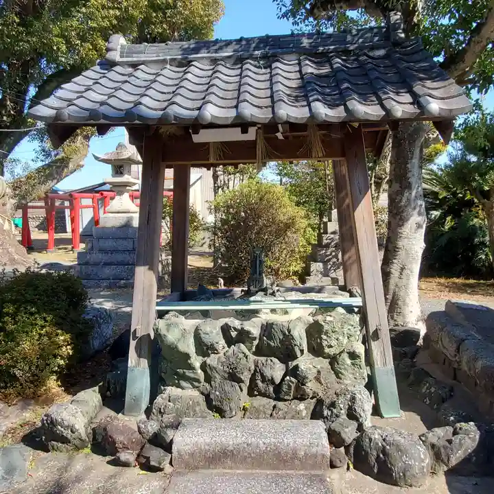 赤須賀神明社の手水舎