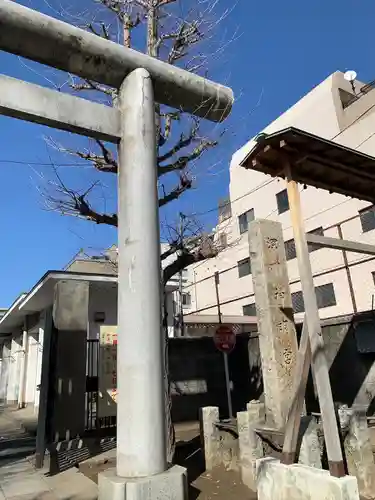 深川神明宮の鳥居