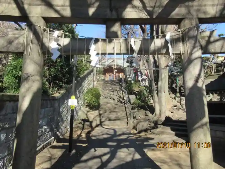 田端八幡神社の鳥居