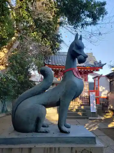 藤神稲荷神社の狛犬