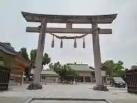 難波大社 生國魂神社の鳥居