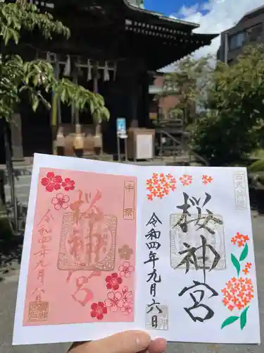 桜神宮の御朱印