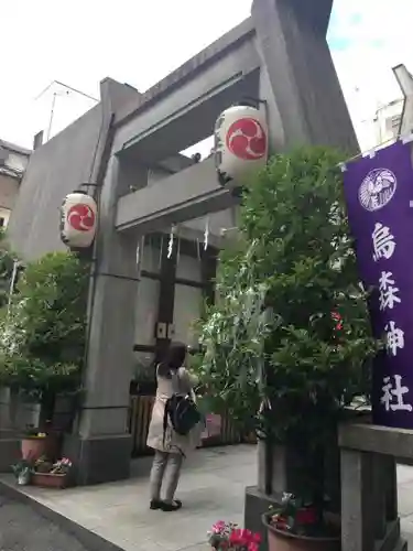 烏森神社の鳥居