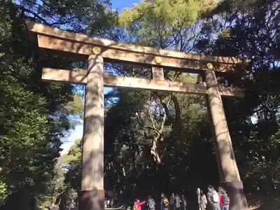 明治神宮の鳥居