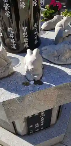 新川皇大神社の狛犬