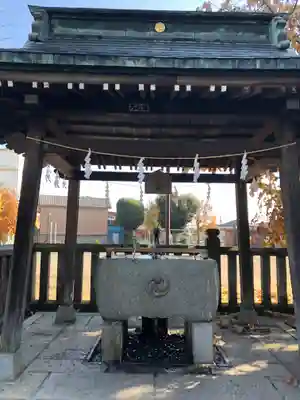 健田須賀神社の手水舎