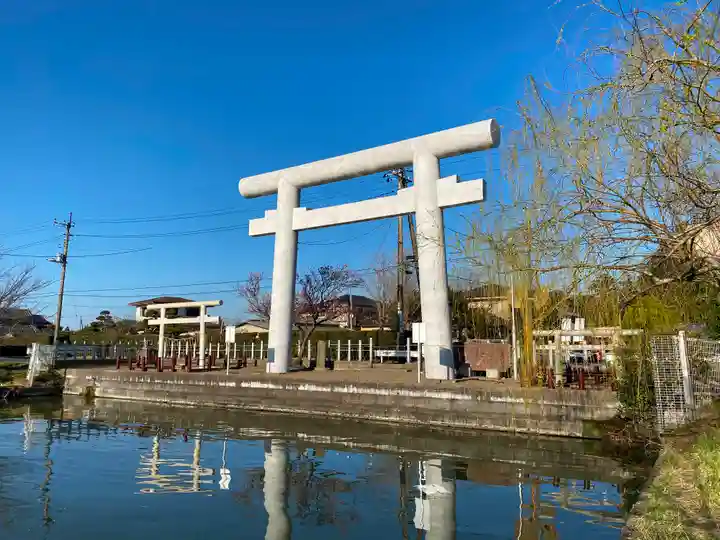 息栖神社の鳥居