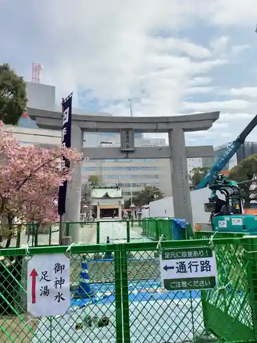 警固神社の鳥居