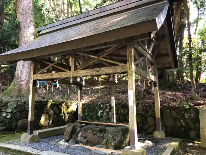 元伊勢内宮 皇大神社の手水舎