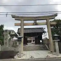 岡山神社の鳥居