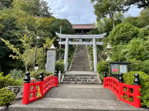 高津柿本神社の鳥居