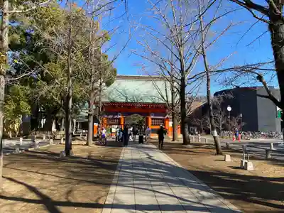 葛飾八幡宮の山門・神門