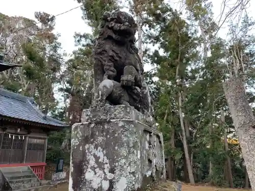 下立松原神社の狛犬