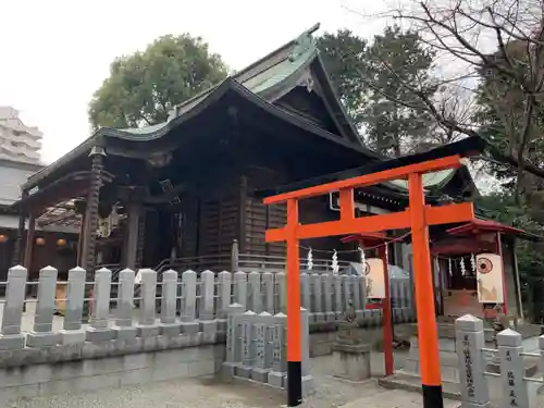 星川杉山神社の鳥居