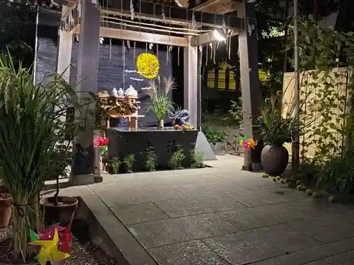 東海市熊野神社の手水舎