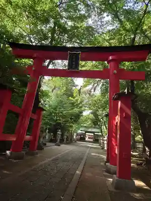 峯ヶ岡八幡神社の鳥居