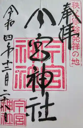 秩父今宮神社の御朱印