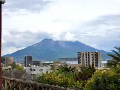 南洲神社の景色