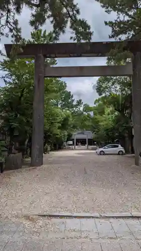 安久美神戸神明社の鳥居