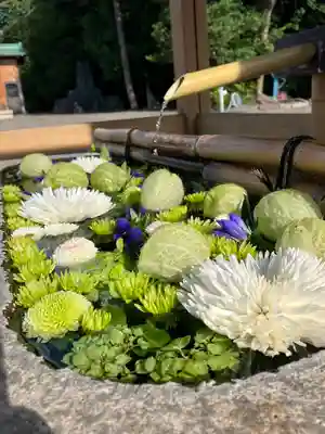 城南神社の手水舎