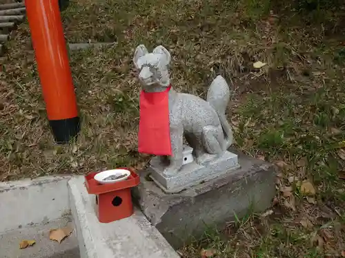 清田稲荷神社の狛犬