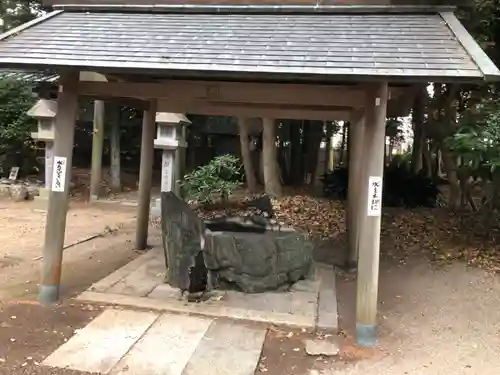 竹大與杼神社の手水