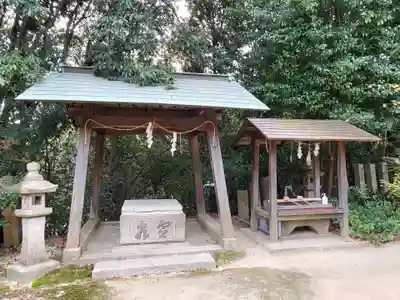 皇后八幡神社の手水舎