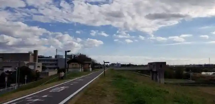 鵜森稲荷神社の周辺