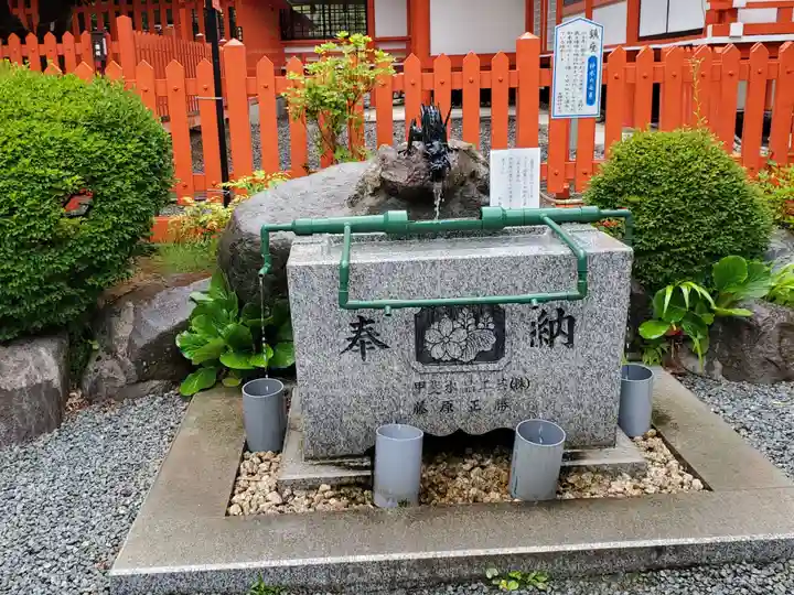 金櫻神社の手水舎