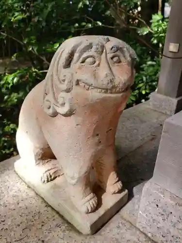 須天熊野神社の狛犬