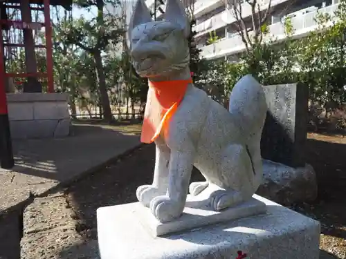 三町稲荷神社の狛犬