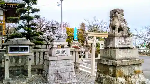 天神神社（柳津天神神社）の狛犬