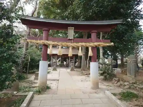 日秀将門神社の鳥居