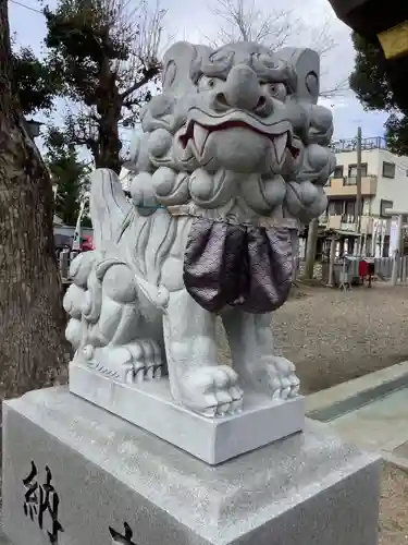 神明社・八幡社合殿（杉の宮）の狛犬