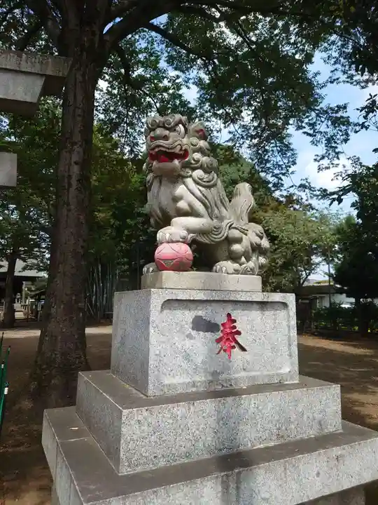 野々宮神社の狛犬