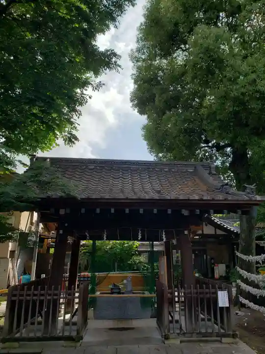 荻窪白山神社の手水舎