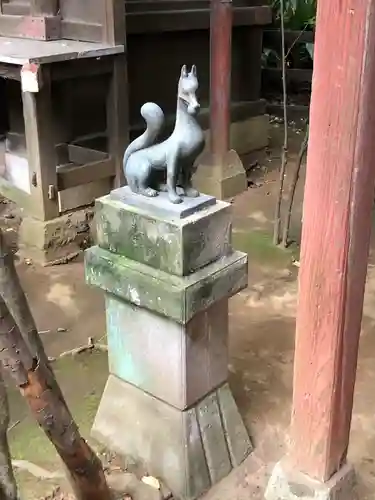 渋谷氷川神社の狛犬