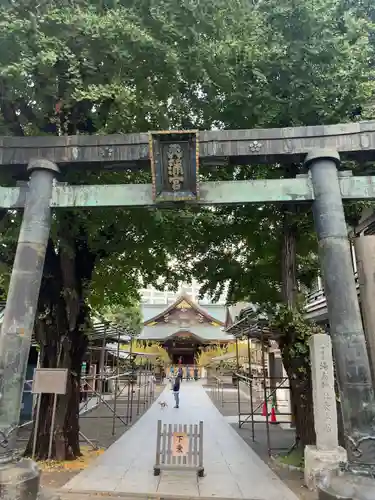 湯島天満宮の鳥居