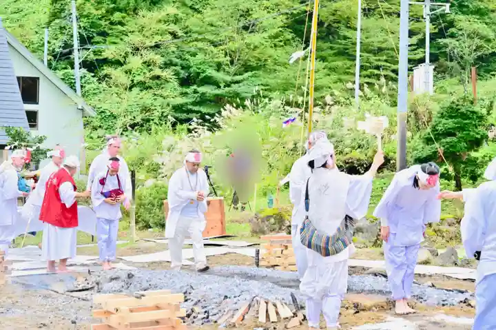 竹之高地不動社のお祭り