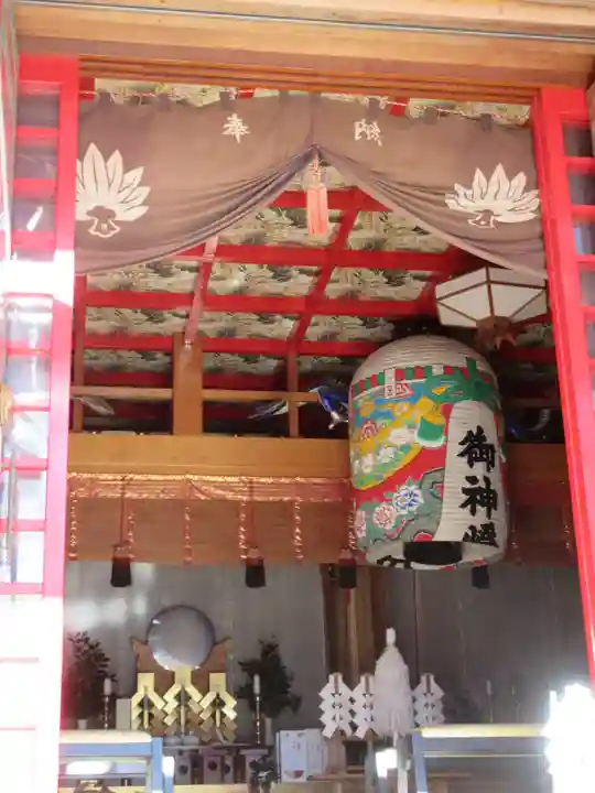 加波山神社真壁拝殿の本殿・本堂