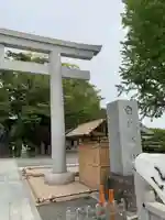 白旗神社の鳥居