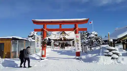 美瑛神社の鳥居